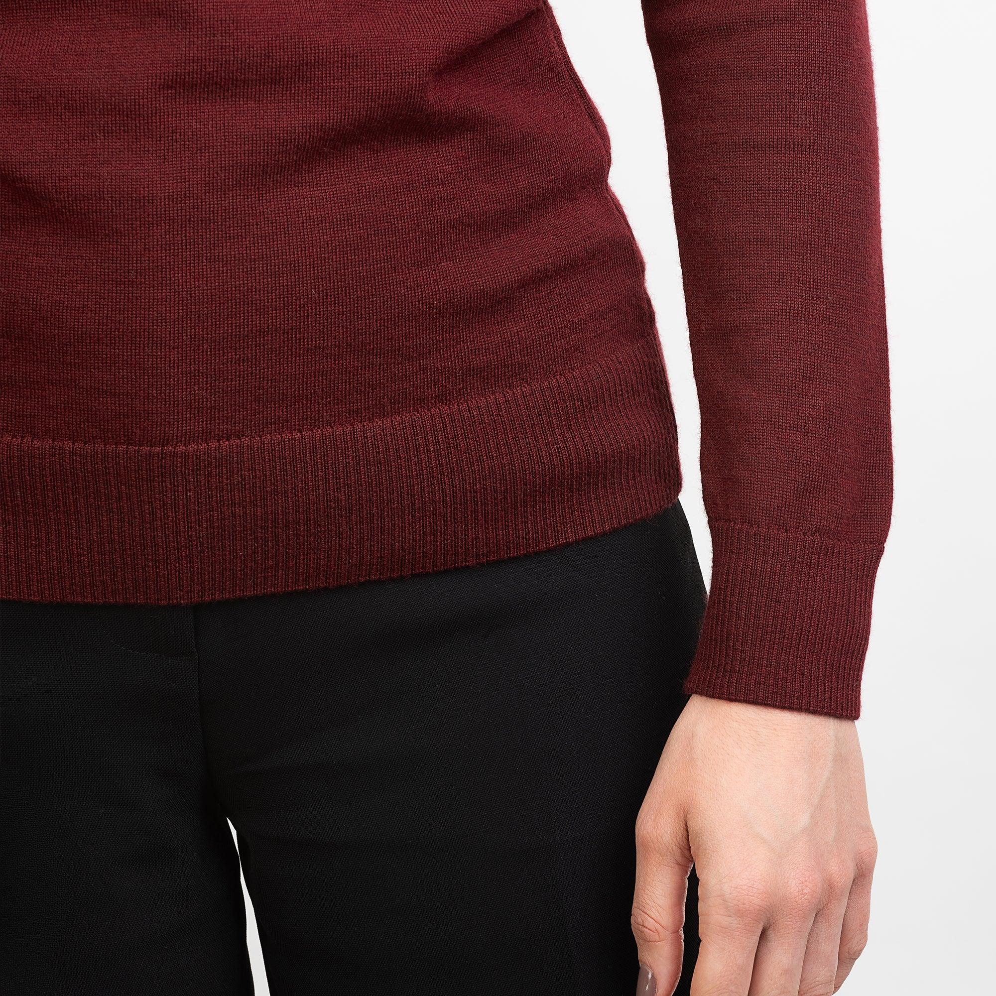 Merino Rundhals-Pullover Damen