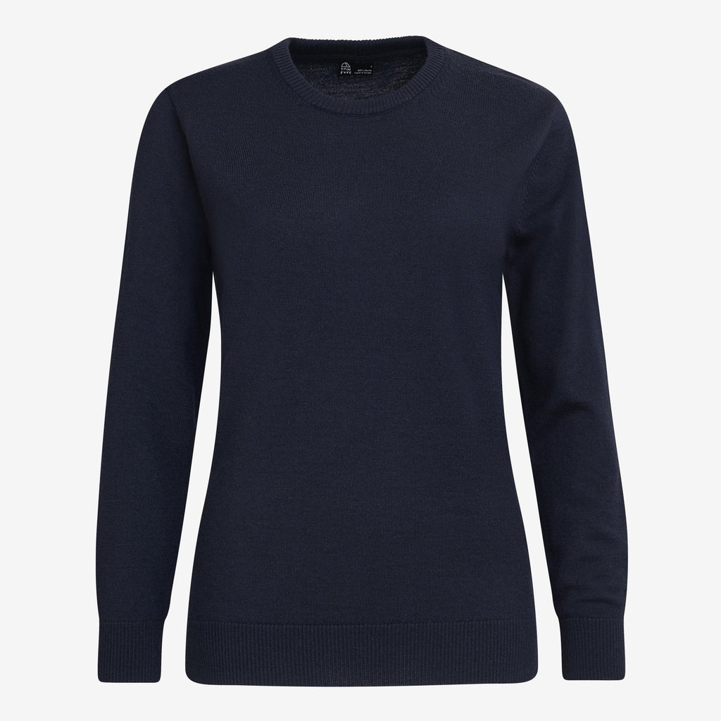 Merino Rundhals-Pullover Damen
