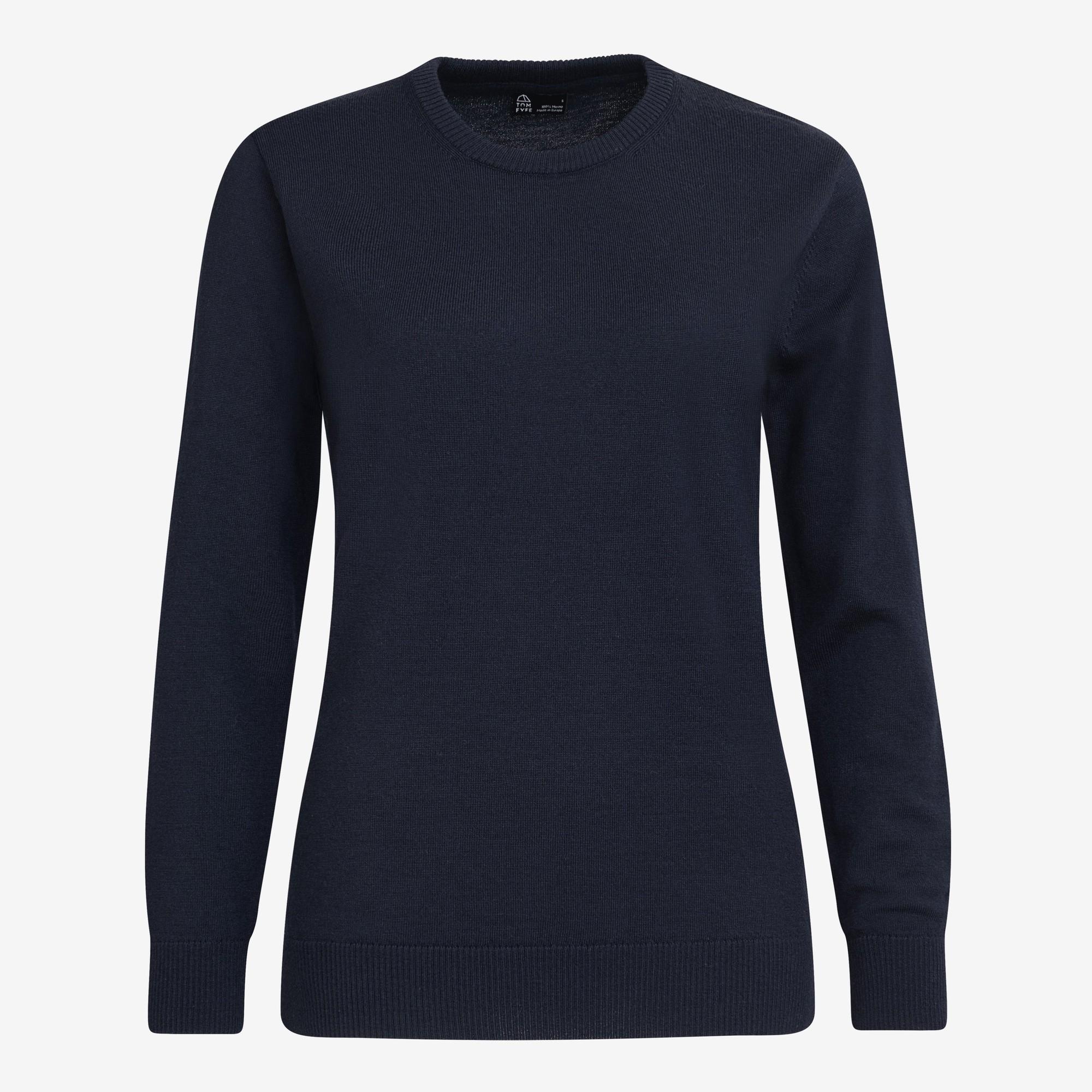 Merino Rundhals-Pullover Damen