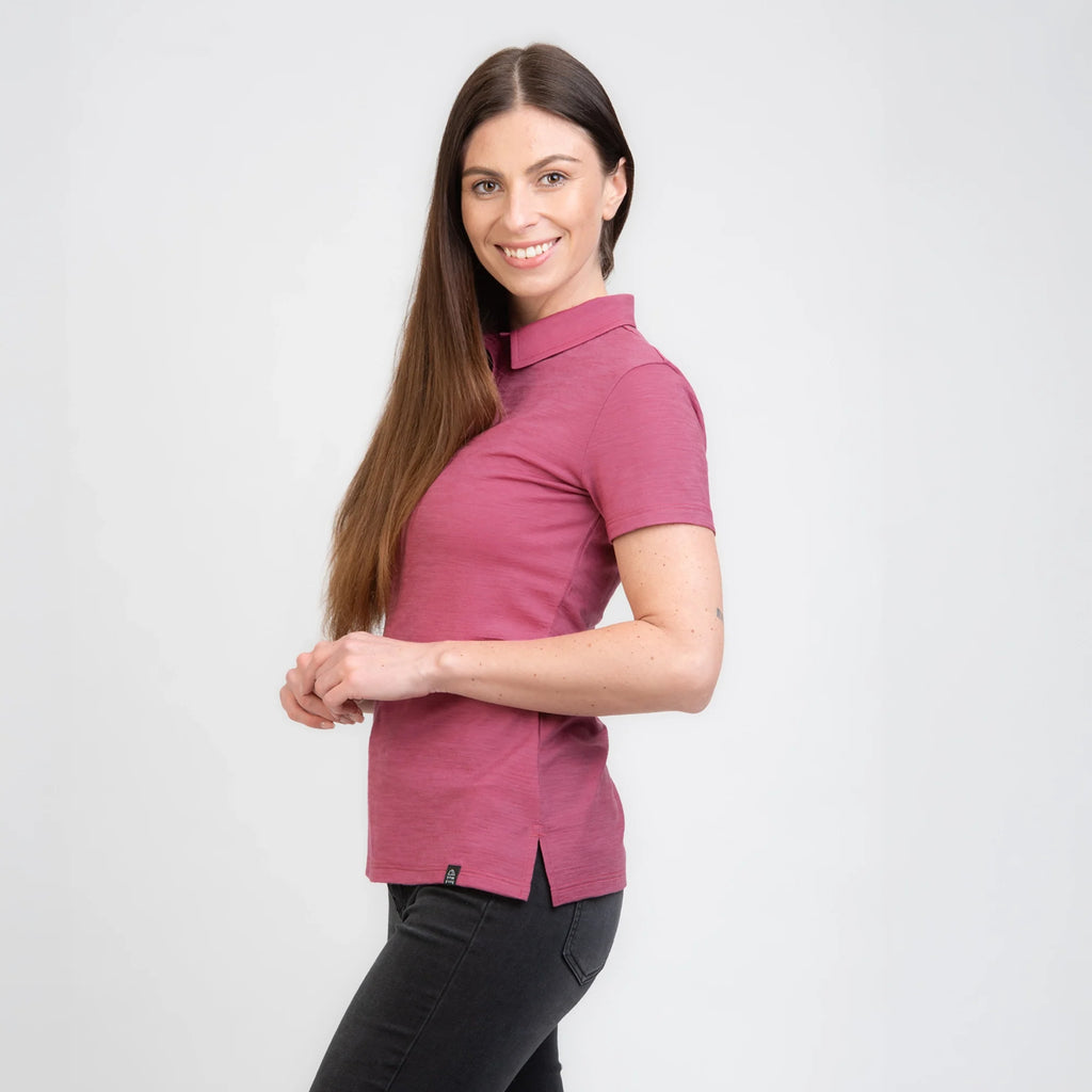 Merino Polo-Shirt Damen