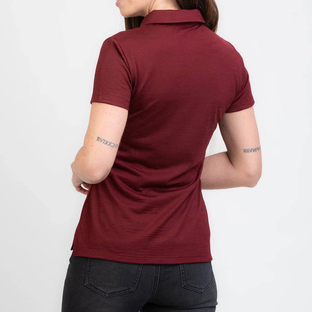 Merino Polo-Shirt Damen