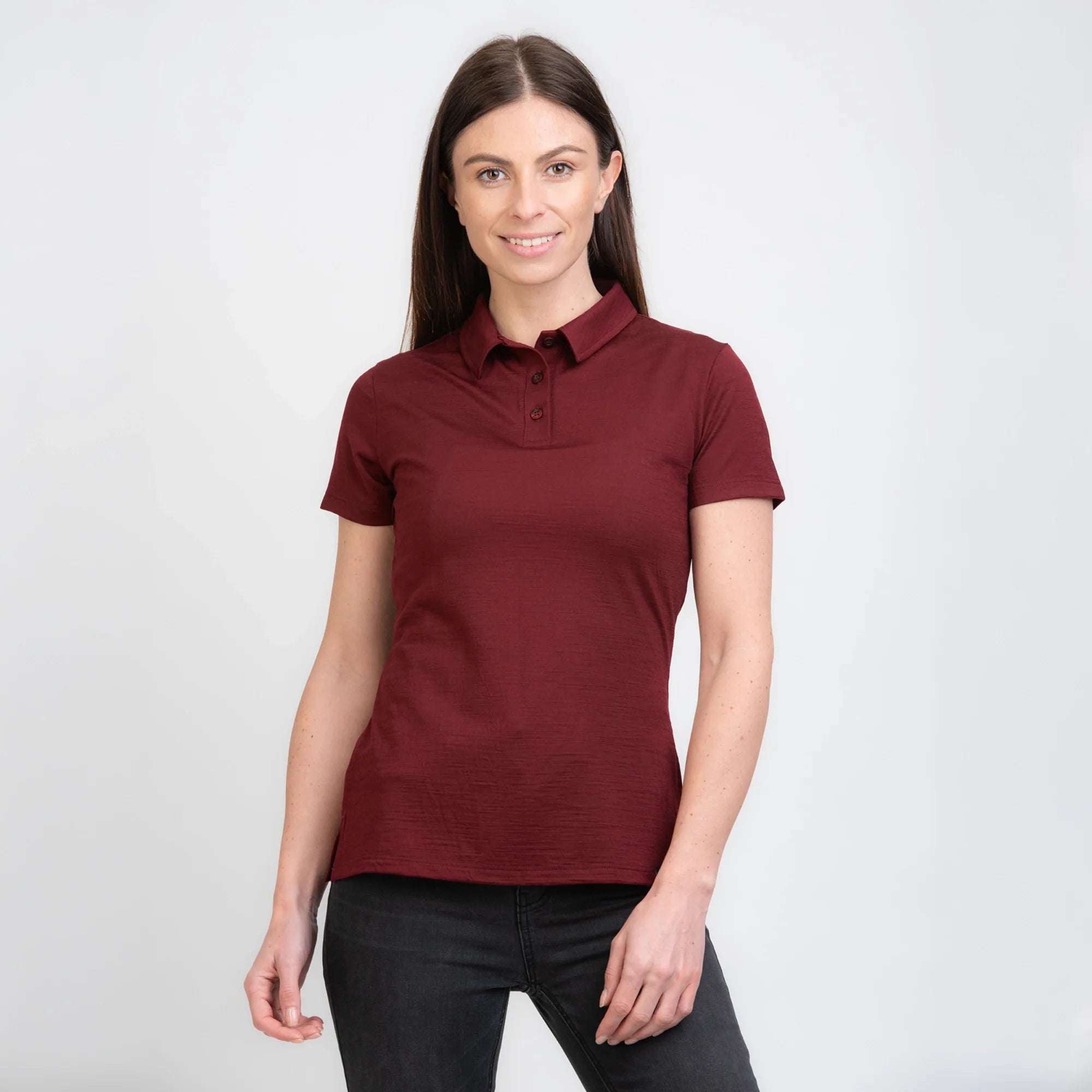 Merino Polo-Shirt Damen