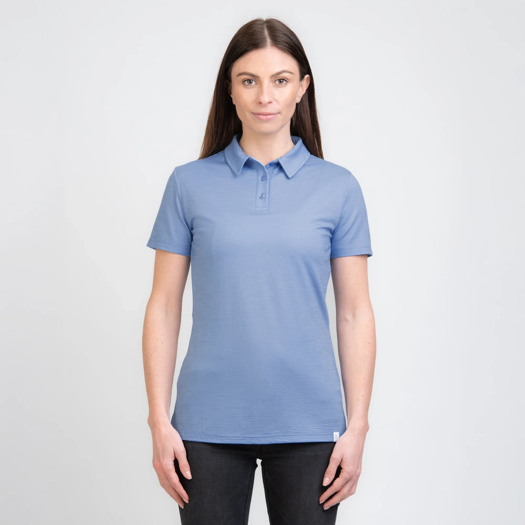 Merino Polo-Shirt Damen