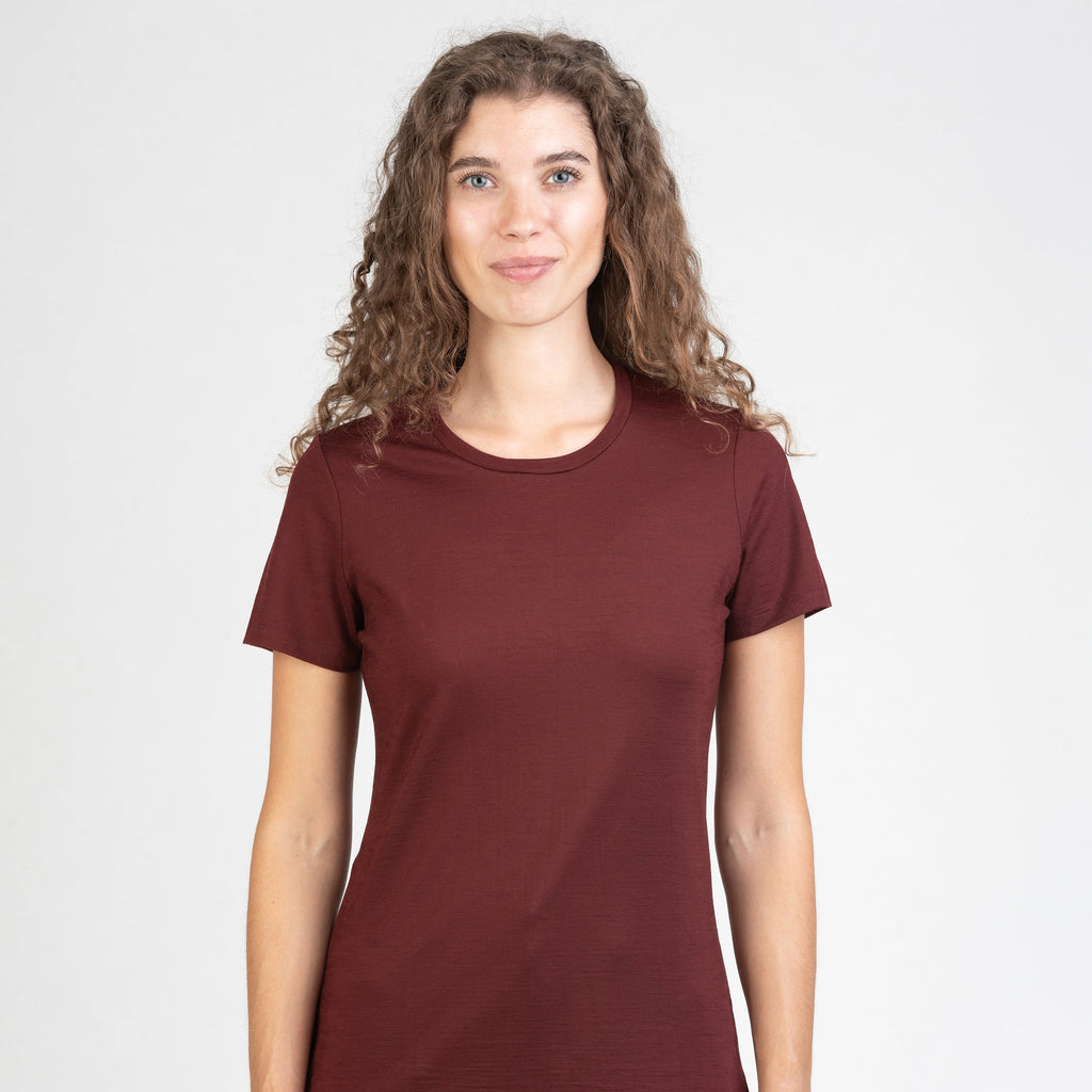 Merino T-Shirt Slim Fit Damen