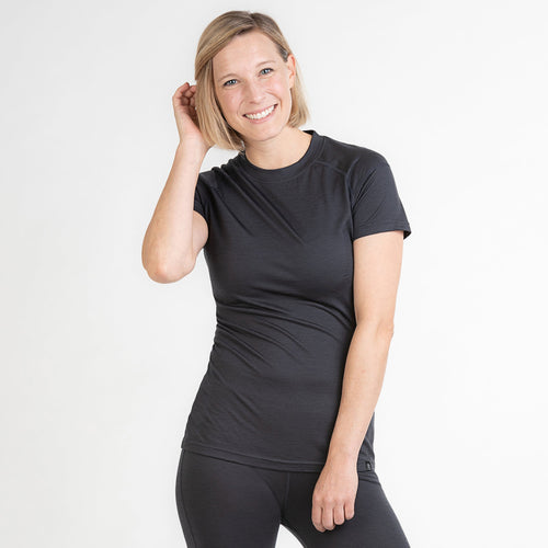 Merino Activewear Kurzarm Damen