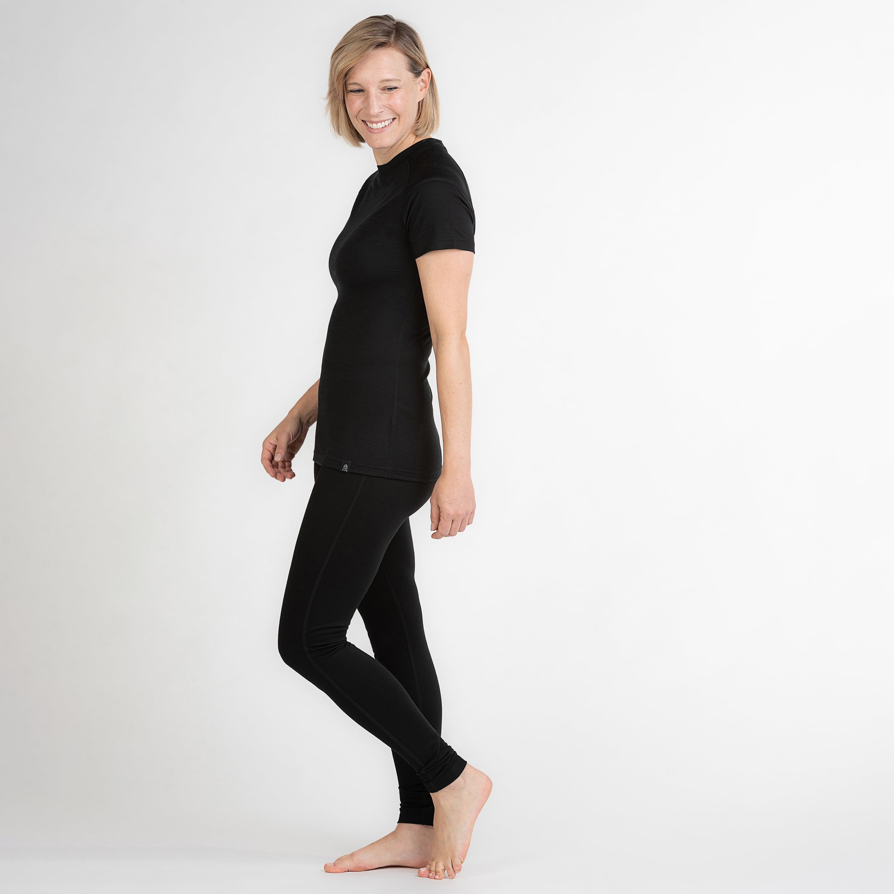 Merino Activewear Kurzarm Damen