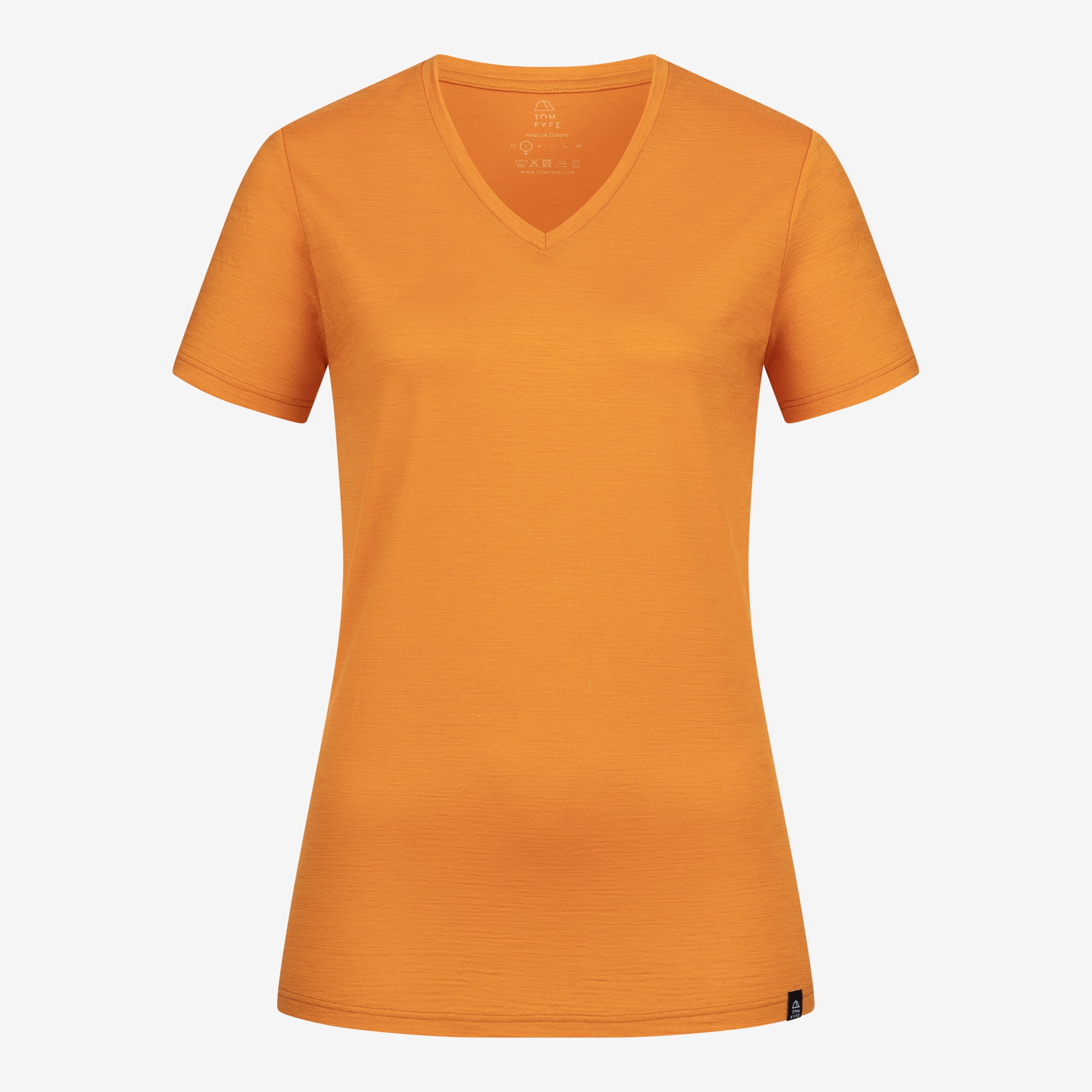Merino T-Shirt V-Ausschnitt Damen