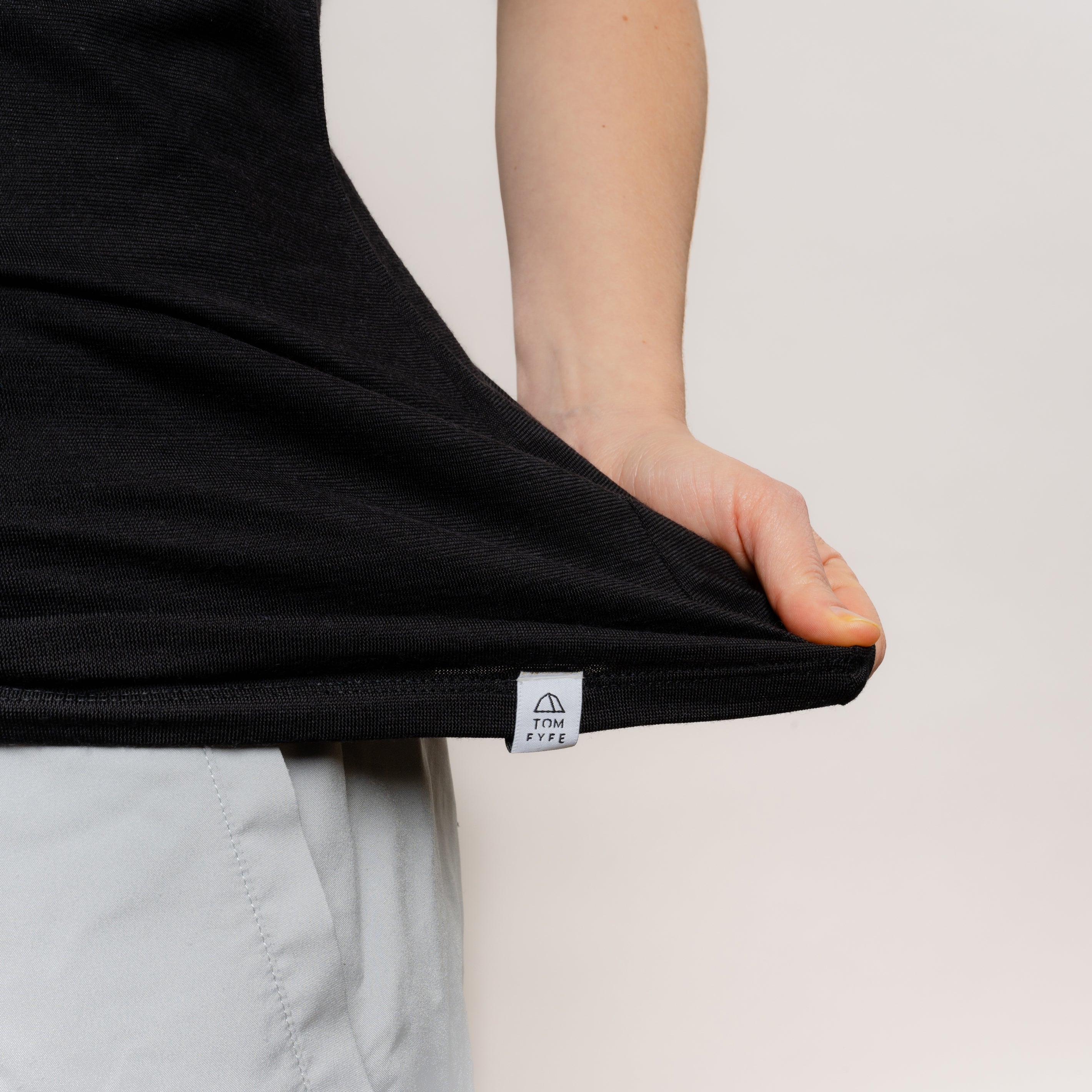 Merino T-Shirt V-Ausschnitt Damen