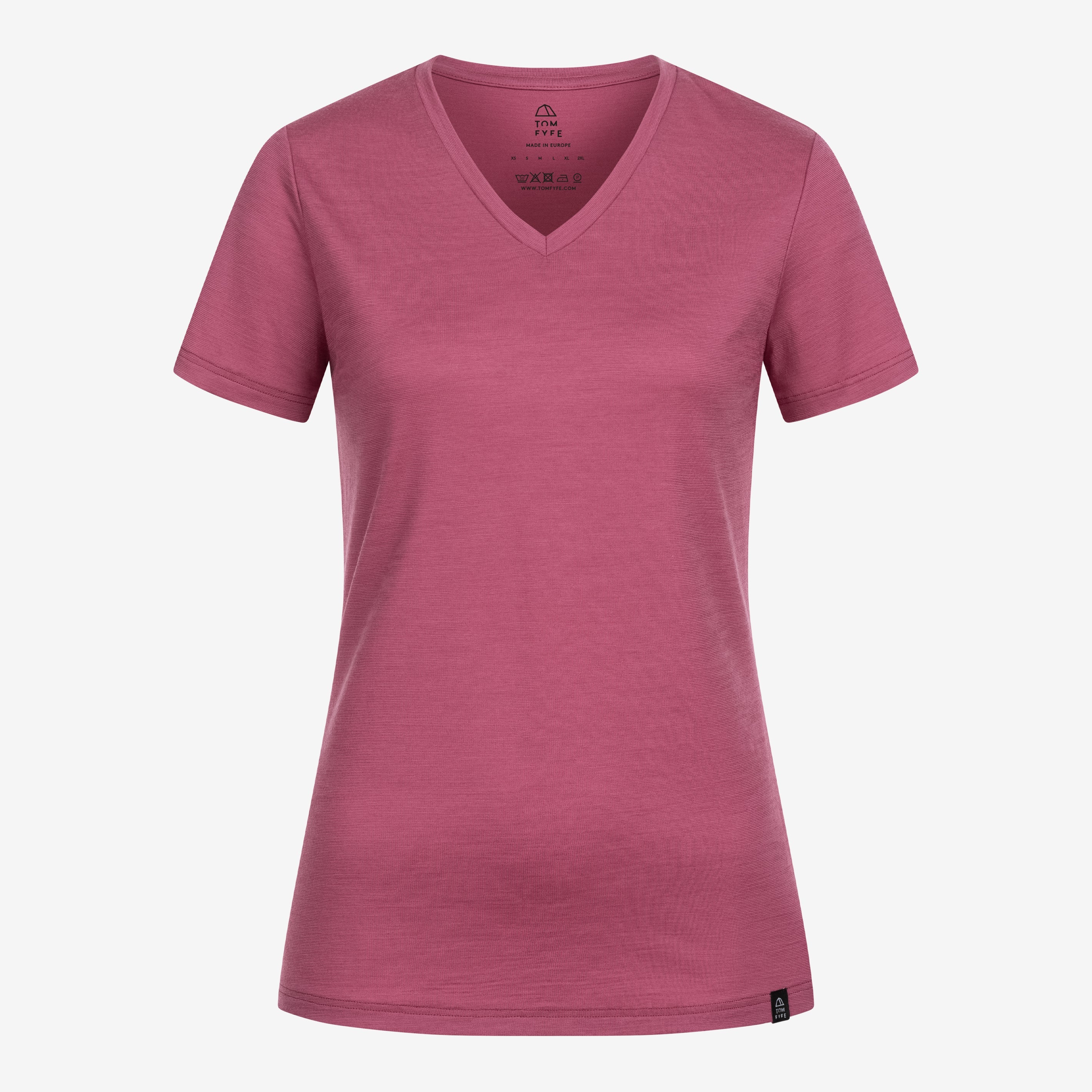 Merino T-Shirt V-Ausschnitt Damen