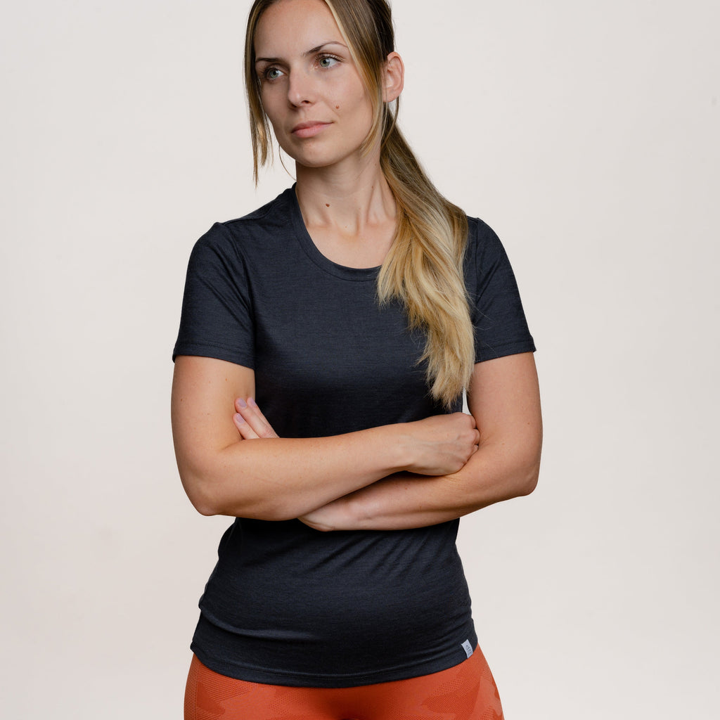Merino T-Shirt Slim Fit Damen