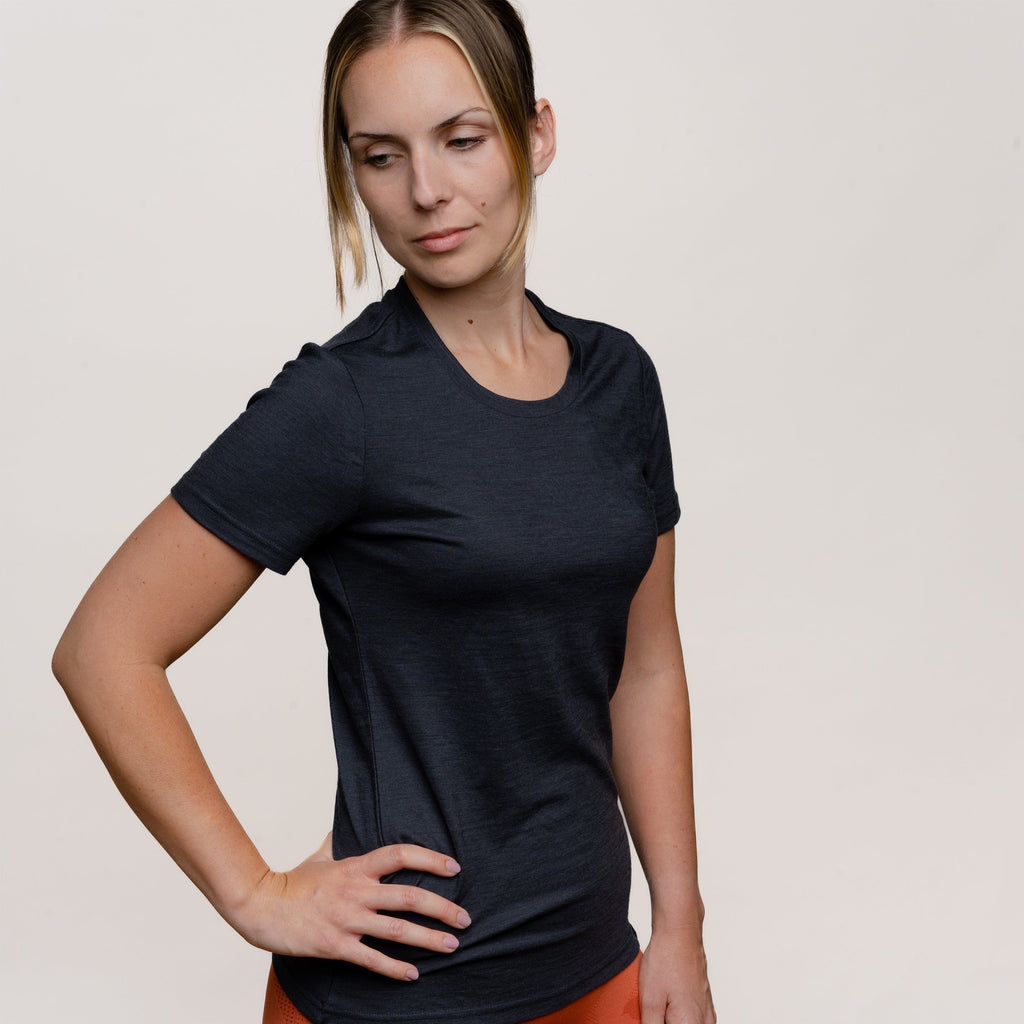 Merino T-Shirt Slim Fit Damen