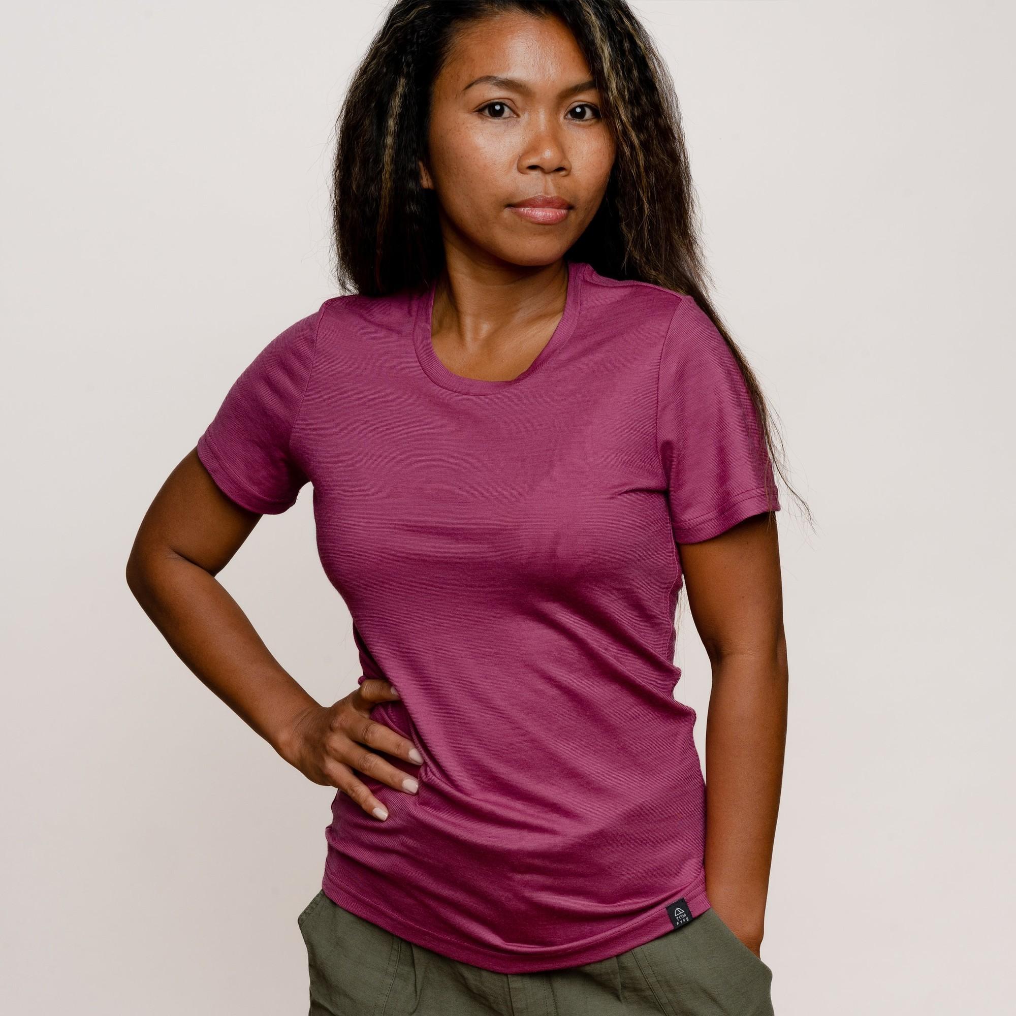 Merino T-Shirt Slim Fit Damen