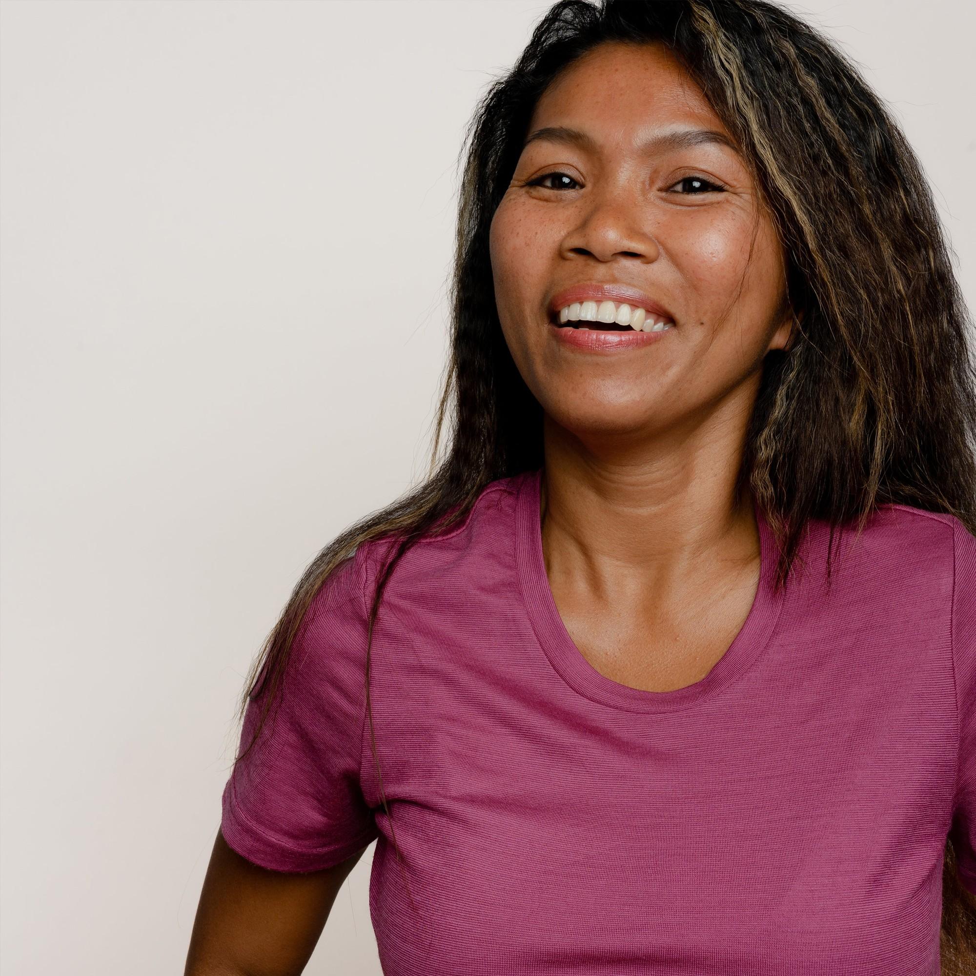 Merino T-Shirt Slim Fit Damen