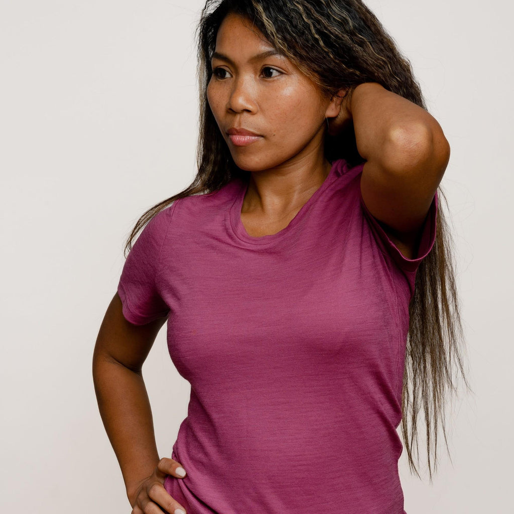 Merino T-Shirt Slim Fit Damen