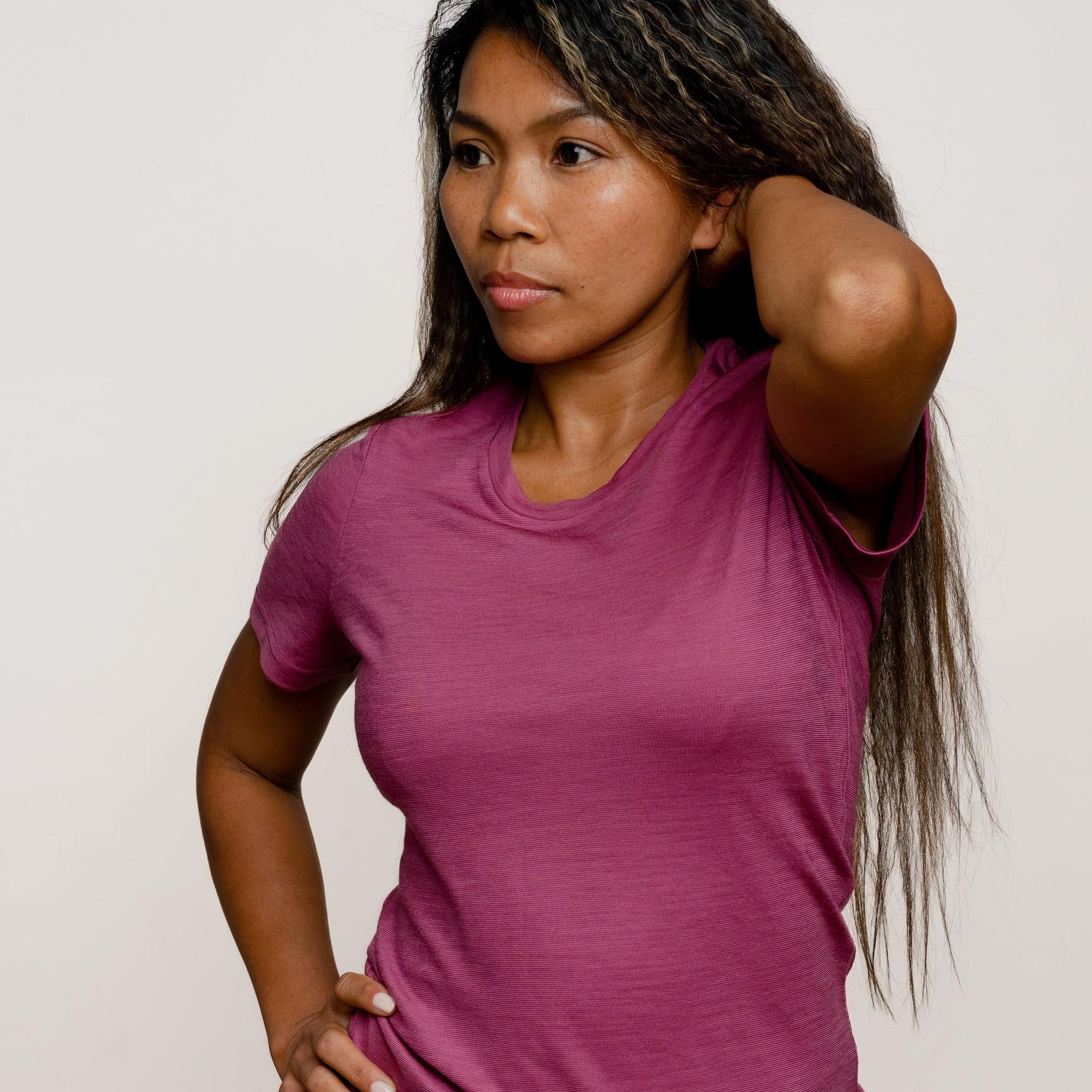 Merino T-Shirt Slim Fit Damen