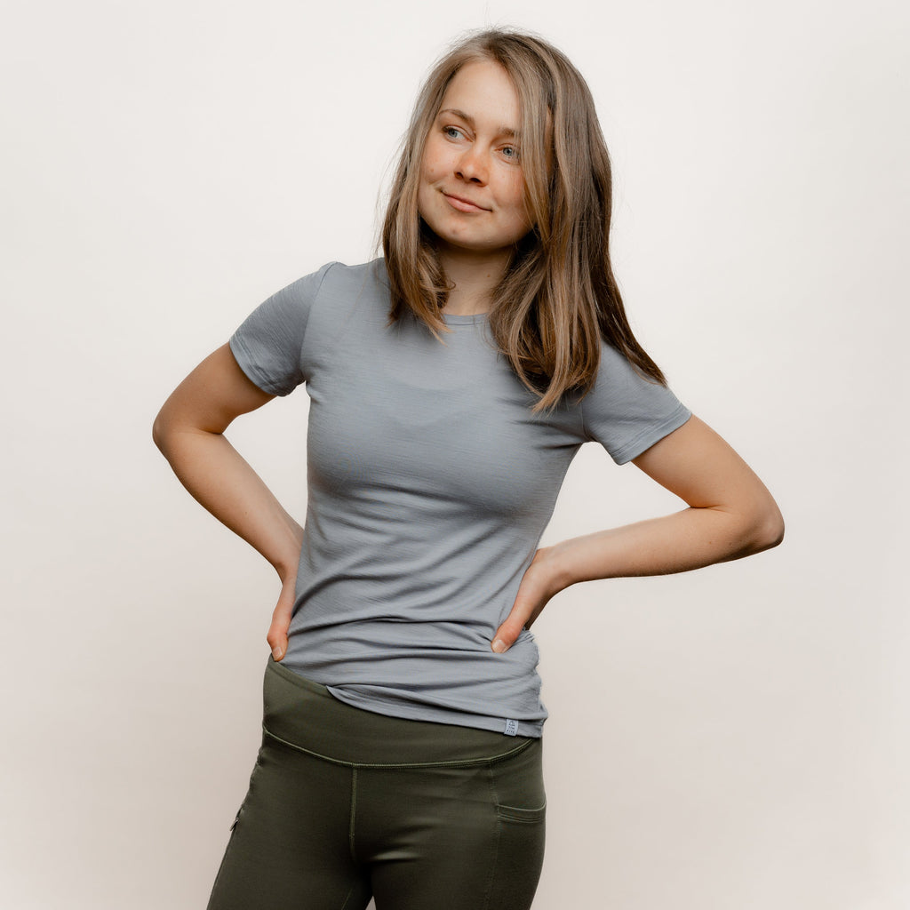 Merino T-Shirt Slim Fit Damen