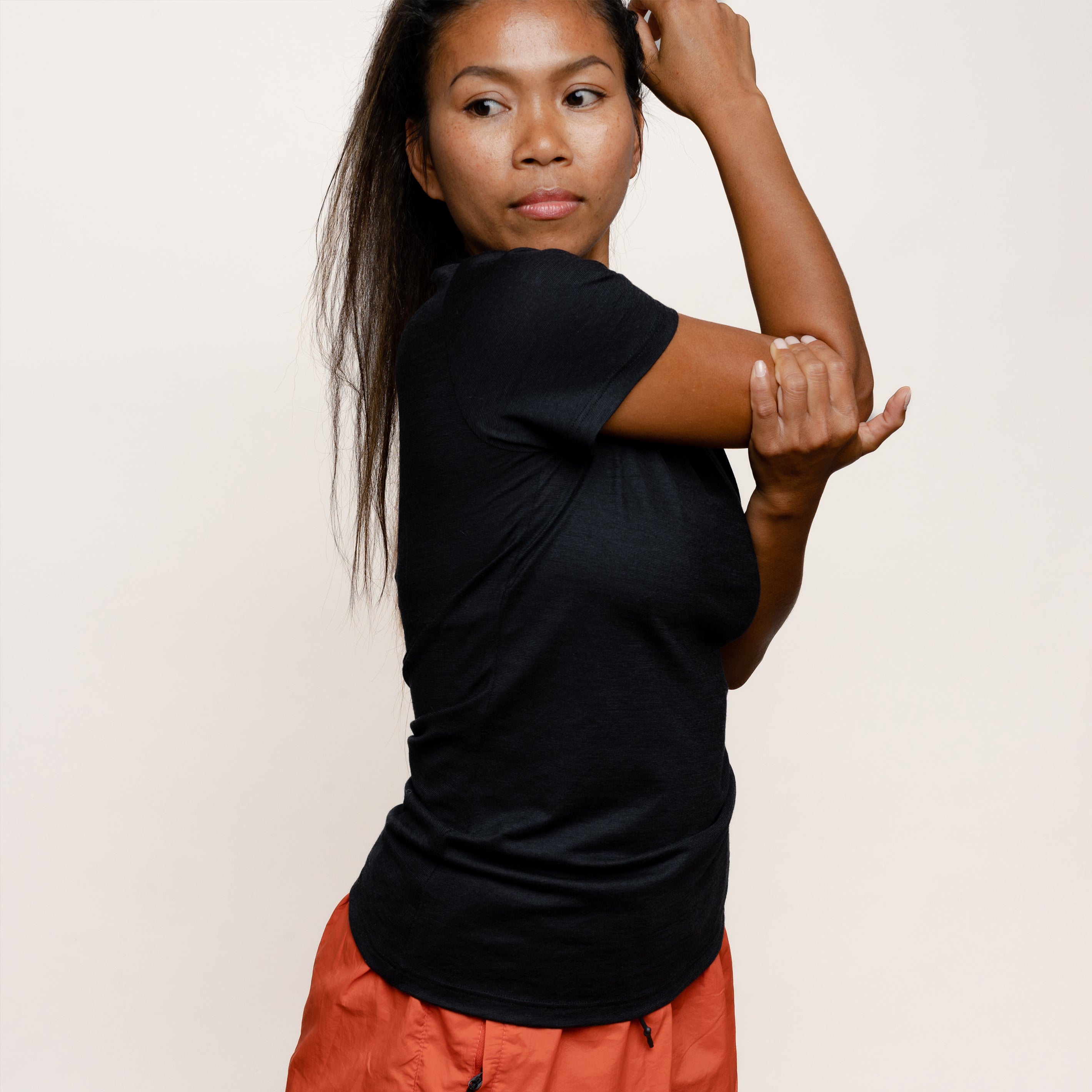 Merino T-Shirt Slim Fit Damen