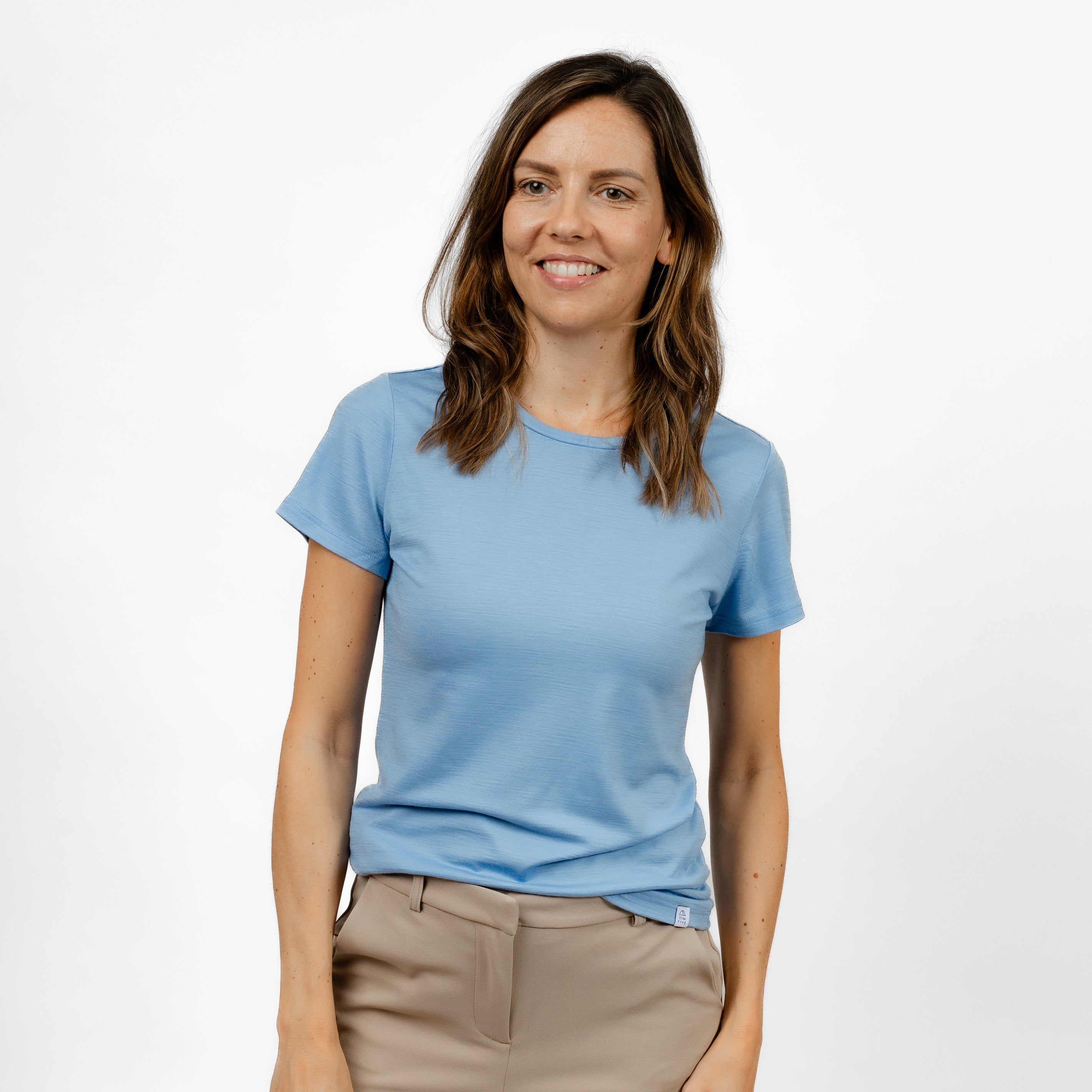 Merino T-Shirt Slim Fit Damen