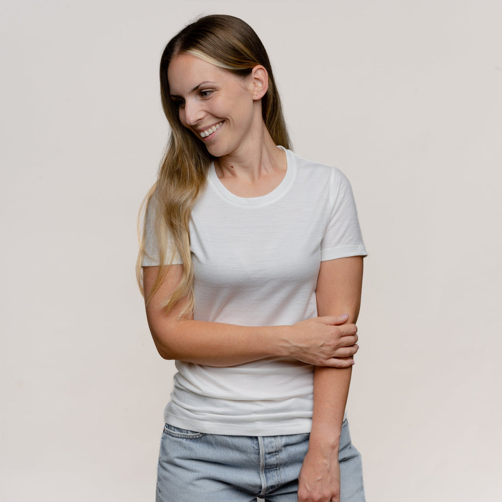 Merino T-Shirt Slim Fit Damen