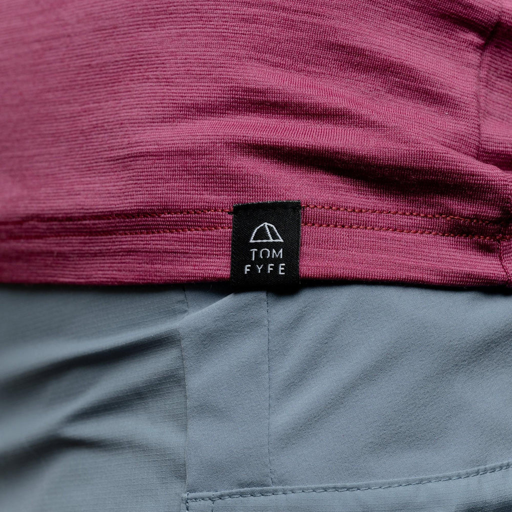 Merino T-Shirt V-Ausschnitt Damen