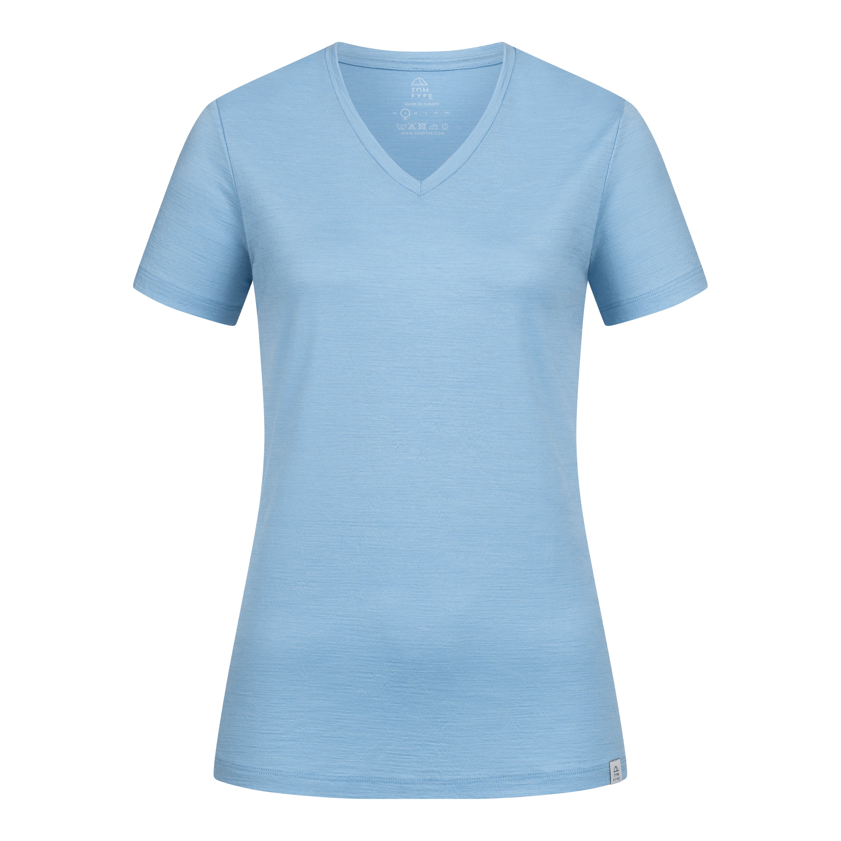 Merino T-Shirt V-Ausschnitt Damen