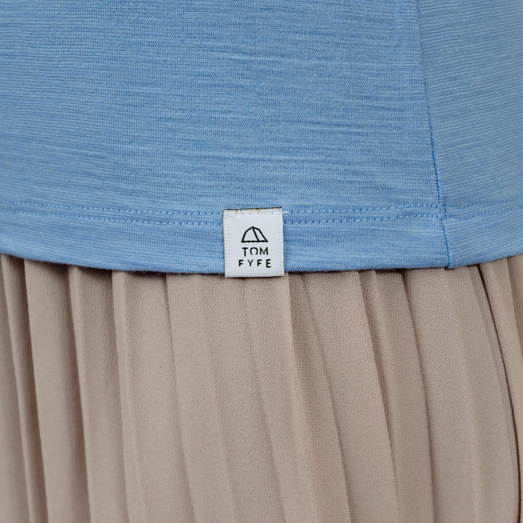 Merino T-Shirt V-Ausschnitt Damen