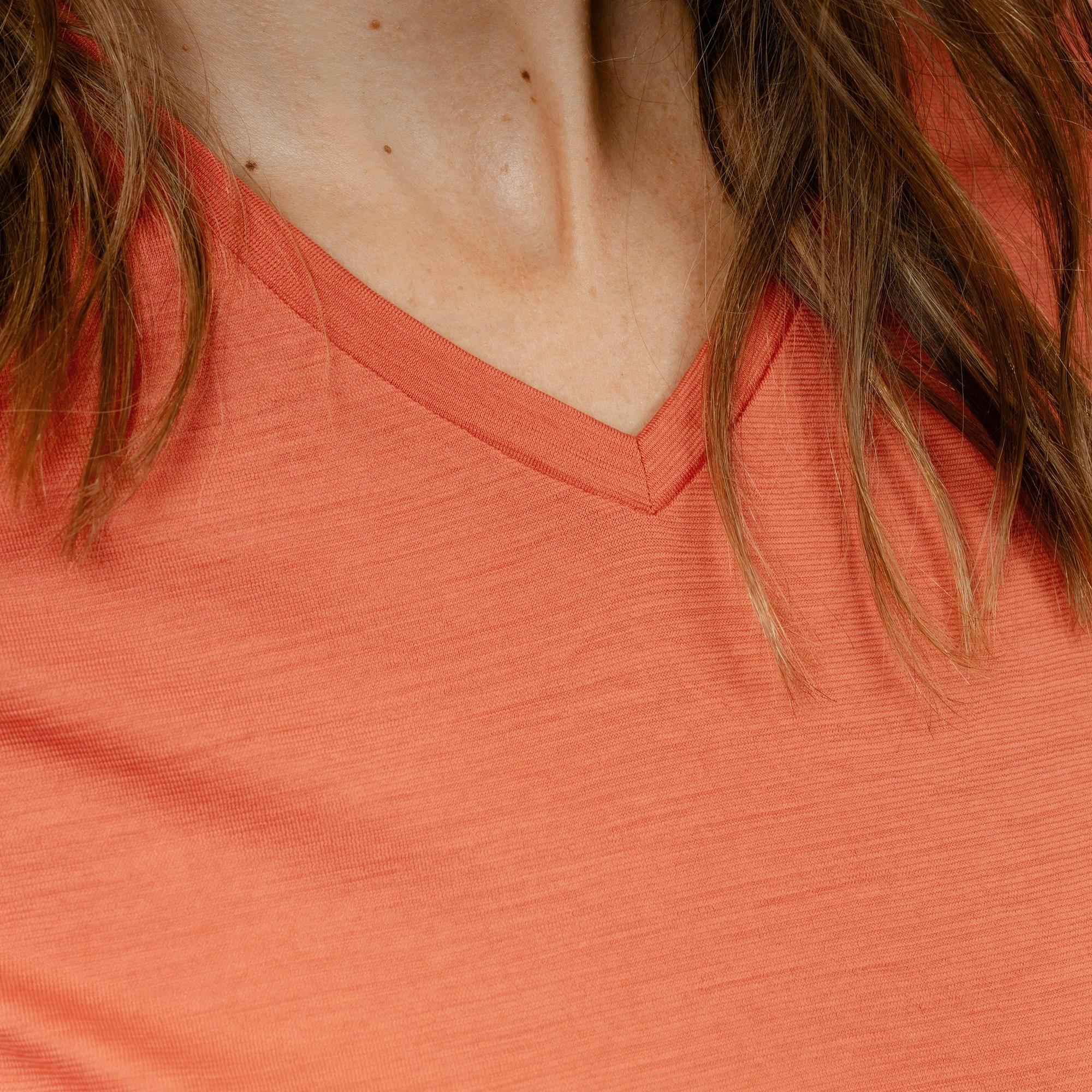 Merino T-Shirt V-Ausschnitt Damen