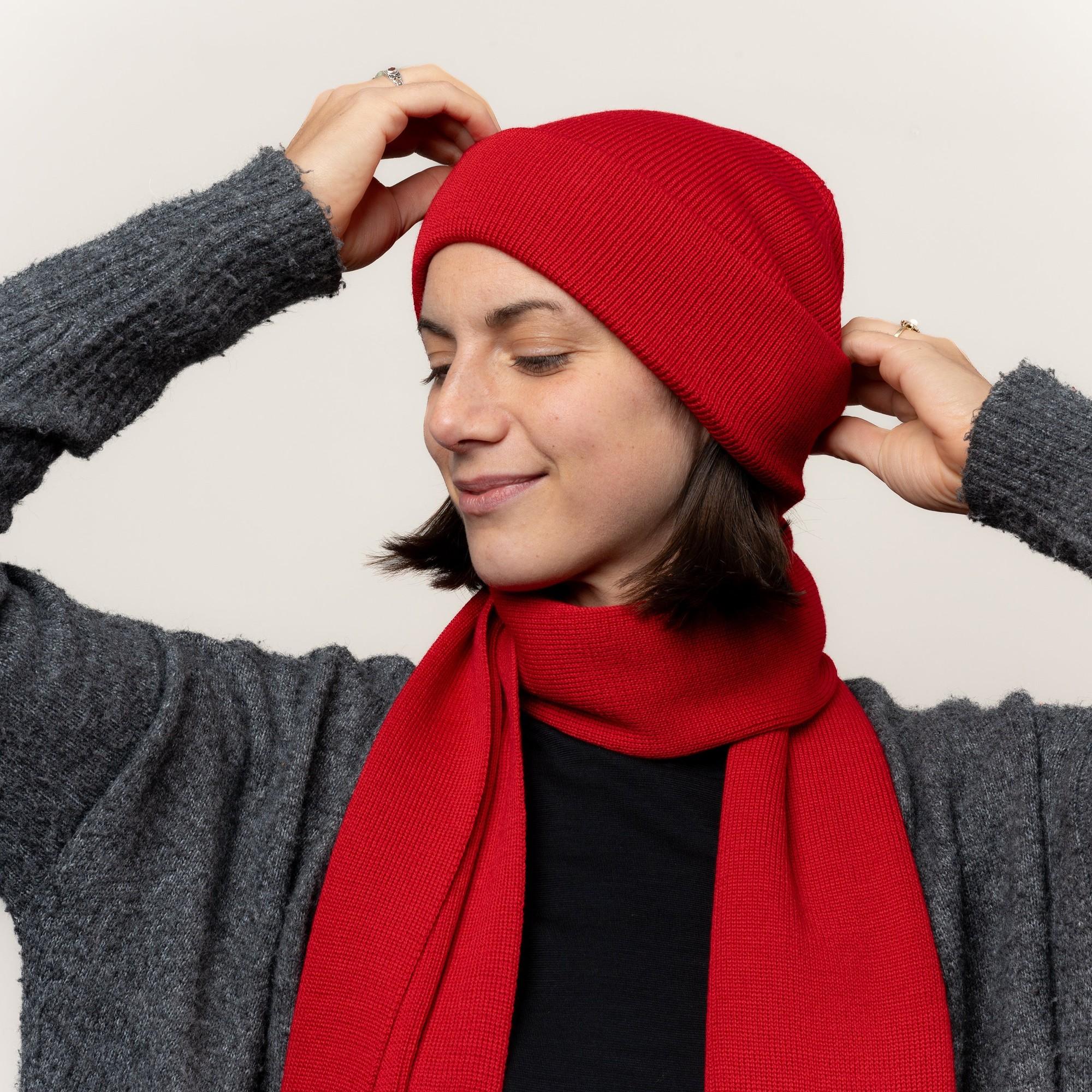 Merino Strickmütze Unisex
