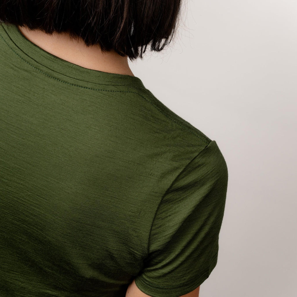 Merino T-Shirt Slim Fit Damen