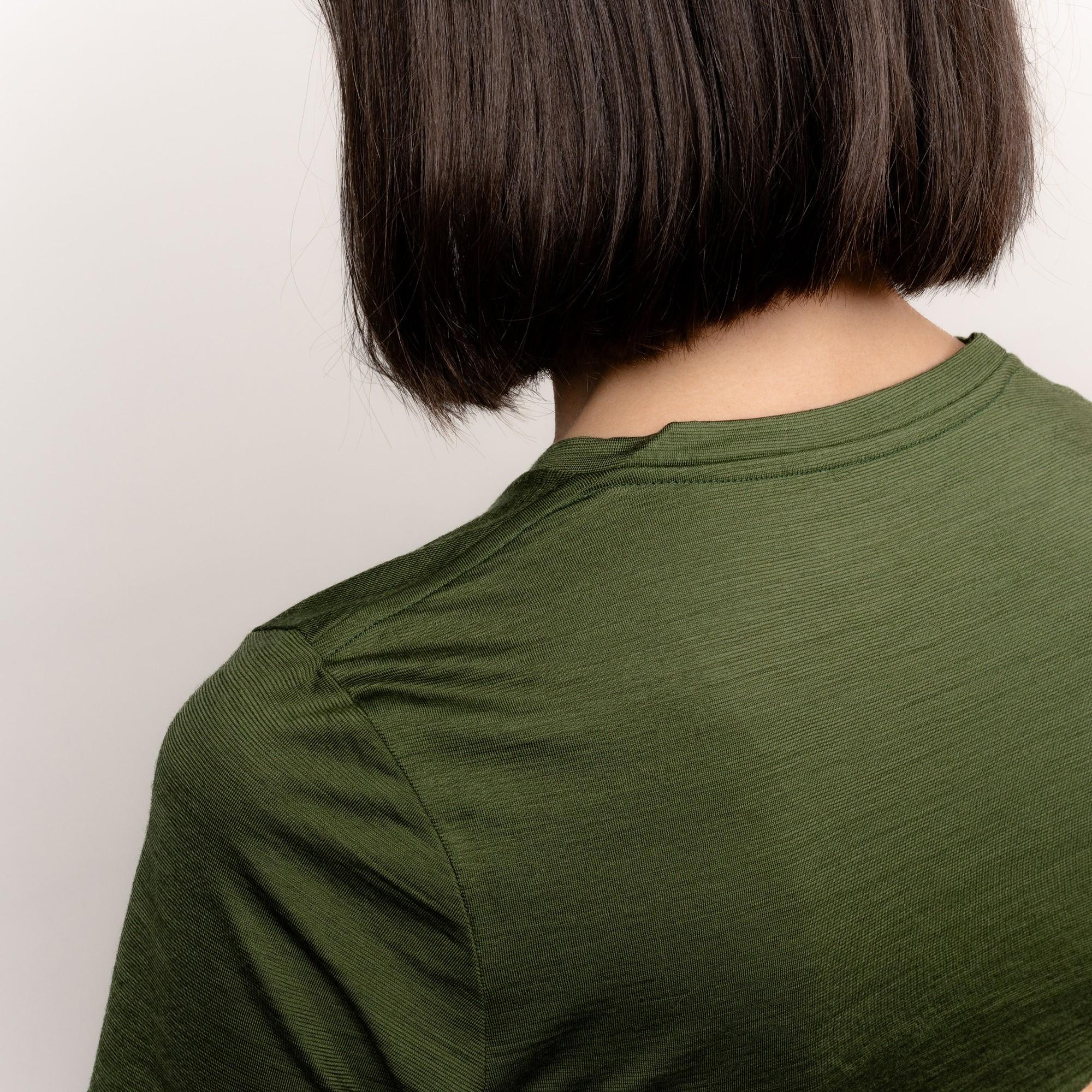 Merino T-Shirt V-Ausschnitt Damen