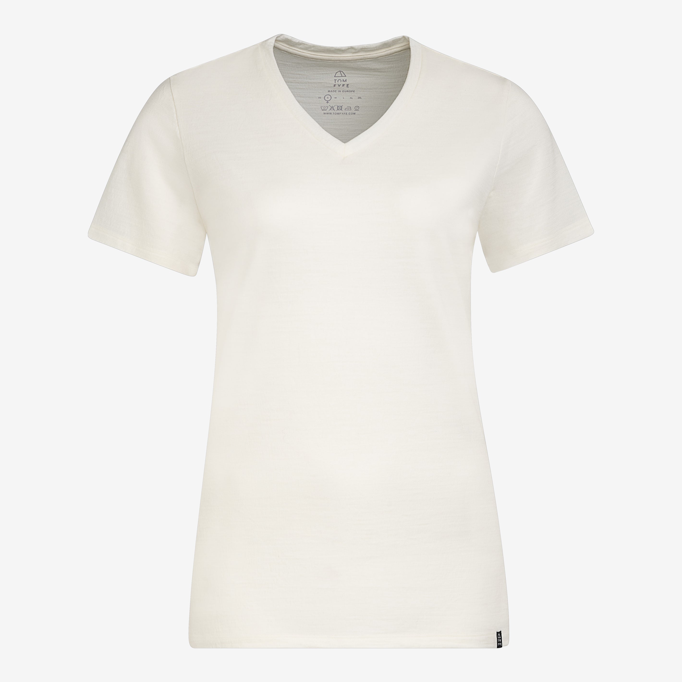 Merino T-Shirt V-Ausschnitt Damen